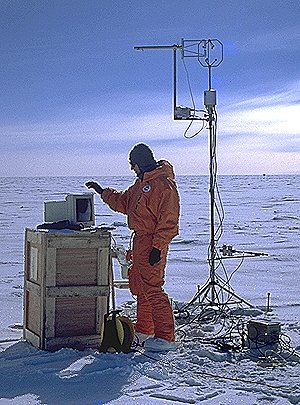 [ColdComputer.jpg]
This image symbolizes very well the difficulty of being a hacker on the white continent: you can't call you local shop to order a longer cable if in need. Sometimes you just can't escape having to move the computer where you need it ! And many other kinds of technical unpleasantnesses.