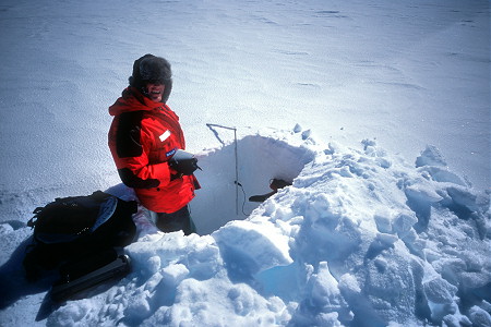 [SubSurfaceSampling.jpg]
Summer preparation of thermal sensors to return continuous subsurface fluxes and temperatures throughout the winter.