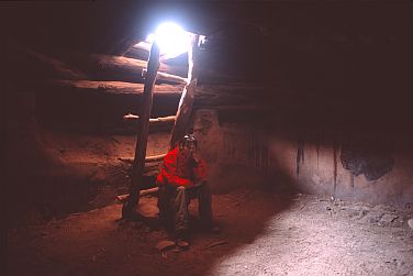 [InsidePerfectKiva.jpg]
Inside the perfect kiva. The smells of smoke still linger.