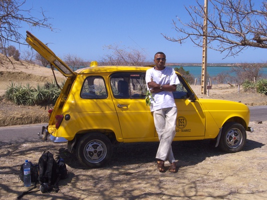 [20081010_134420_DiegoSuarezTaxiYellow4L.jpg]
In Antsiranana all the taxis are archaic yellow Renault 4L. It makes them easy to notice in town but also particularly interesting to ride after the driver has been chewing khat leaves all day while waiting.