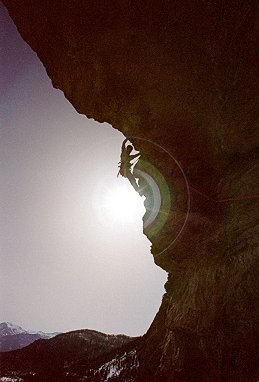 [VincentBacklit.jpg]
Vincent rock climbing in winter near Briançon.