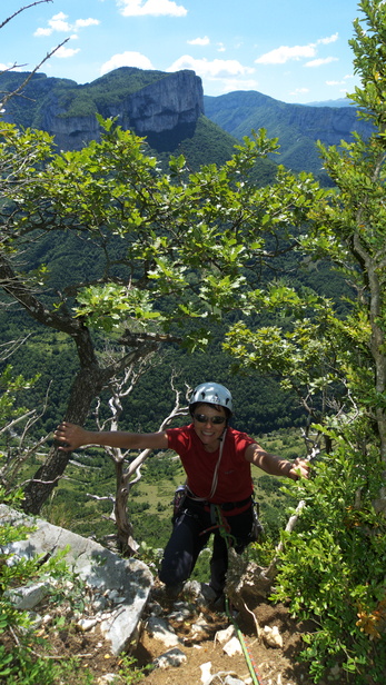 [20100806_134634_Presles.jpg]
A happy Antonella at the top of the route.