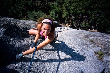 [LunaticJenny.jpg]
Jenny on the sustained Lunatic Fringe, at Reed's Pinnacle.