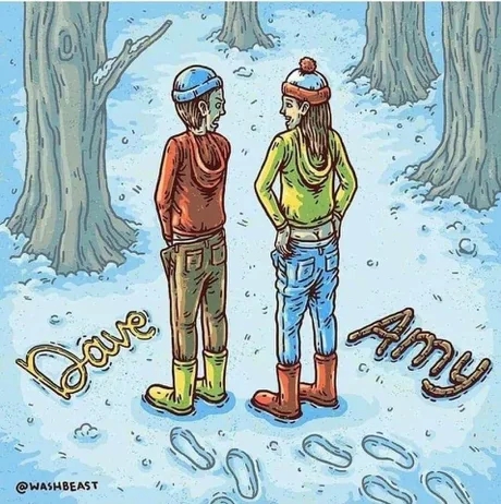 [DaveAmy.jpg]
Write in snow