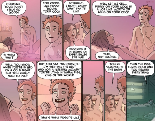 [vaginesque_1.jpg]
Oglaf: What is sex like?