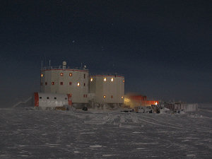 Concordia under the full moon