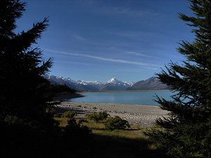 Mt Cook from lake Tekapo