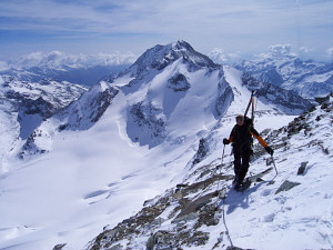 Pte Ciamarella as seen from Mt Albaron