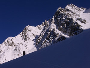 On the way to the Rocher Blanc