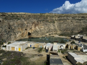 The inland sea at Dwejra point