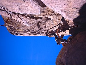 Brad stemming a 5.10 in Golden