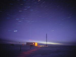 The Lidar shooting at the sky