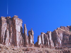 The Lighthouse above Big Bend,Moab