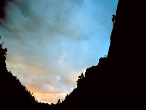 The 5.9s finger crack at the Narrows, Fort Collins