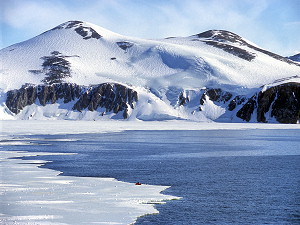 Penguin watchers far out on Terra Nova Bay