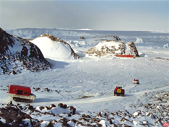 [RaidD10.jpg]
Departure for D-10 in two fifty year old weasels and a more recent Bombardier track vehicle.