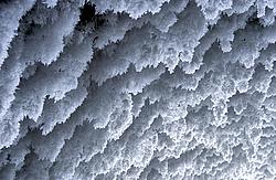 CrystalsIceCave5 - Ribs of ice crystals formed on the underground garage ceiling.
[ Click to download the free wallpaper version of this image ]