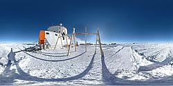 [PanoParking_.jpg]
Michel working on creating a snowmachine parking structure, where electric plugs can be reached easily to keep the engines warm in summer. This time, if people forget to unplug when running off with a snowmachine, they either won't manage to bring down the structure like the much lighter one at the summer camp, or won't survive to tell about it. Part 1 & 2.