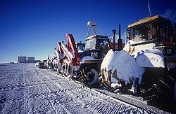 ParkedChallengers - Tractors parked in line at Dome C.
[ Click to go to the page where that image comes from ]