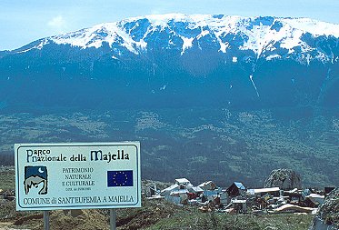 [MaiellaTrash.jpg]
What it says: 'Parco Nazionale della Maiella. Patrimonio Naturale e Culturale. Comune di Sant'Eufemia a Maiella'... What you see: trash ! But it's a nice place to hike and ski, higher up where it's still clean.